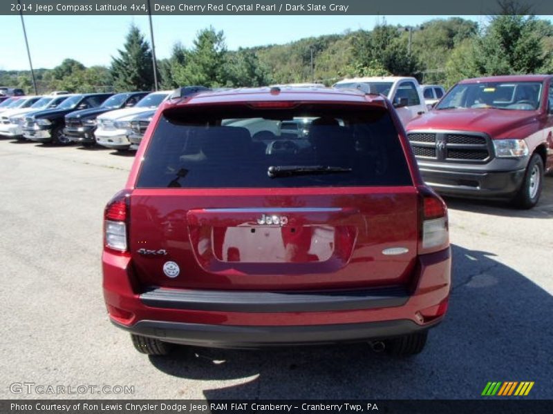 Deep Cherry Red Crystal Pearl / Dark Slate Gray 2014 Jeep Compass Latitude 4x4