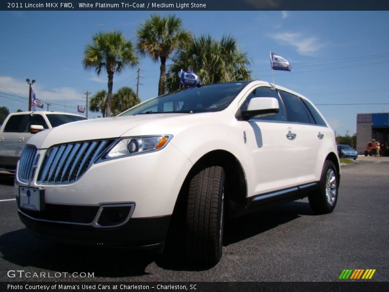 White Platinum Tri-Coat / Medium Light Stone 2011 Lincoln MKX FWD