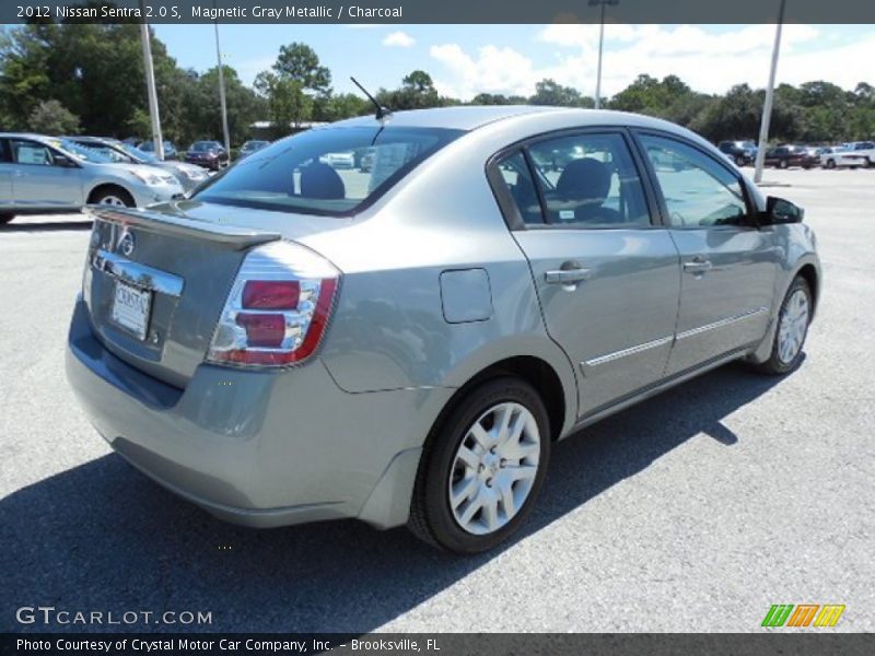 Magnetic Gray Metallic / Charcoal 2012 Nissan Sentra 2.0 S