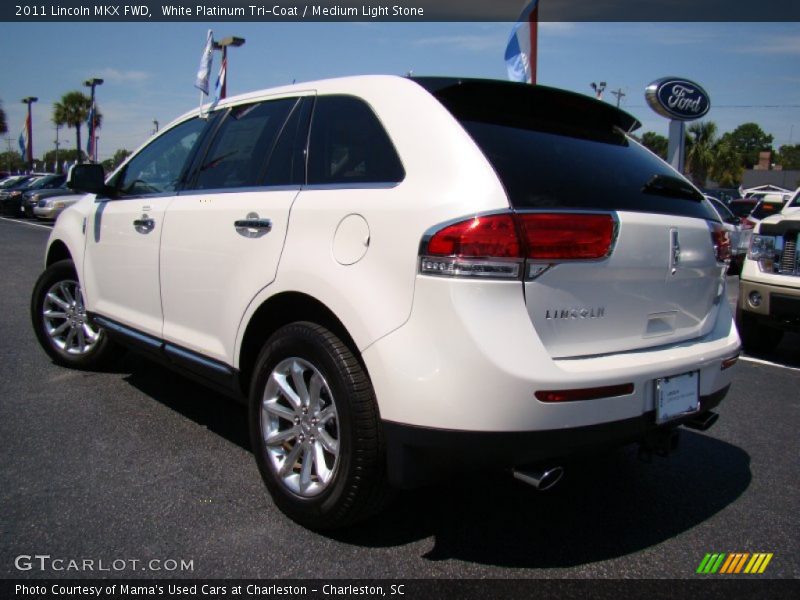 White Platinum Tri-Coat / Medium Light Stone 2011 Lincoln MKX FWD