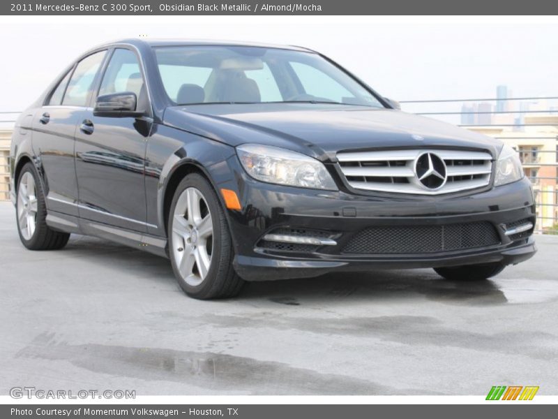 Obsidian Black Metallic / Almond/Mocha 2011 Mercedes-Benz C 300 Sport