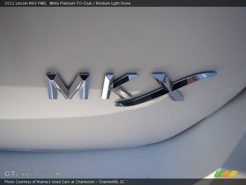 White Platinum Tri-Coat / Medium Light Stone 2011 Lincoln MKX FWD