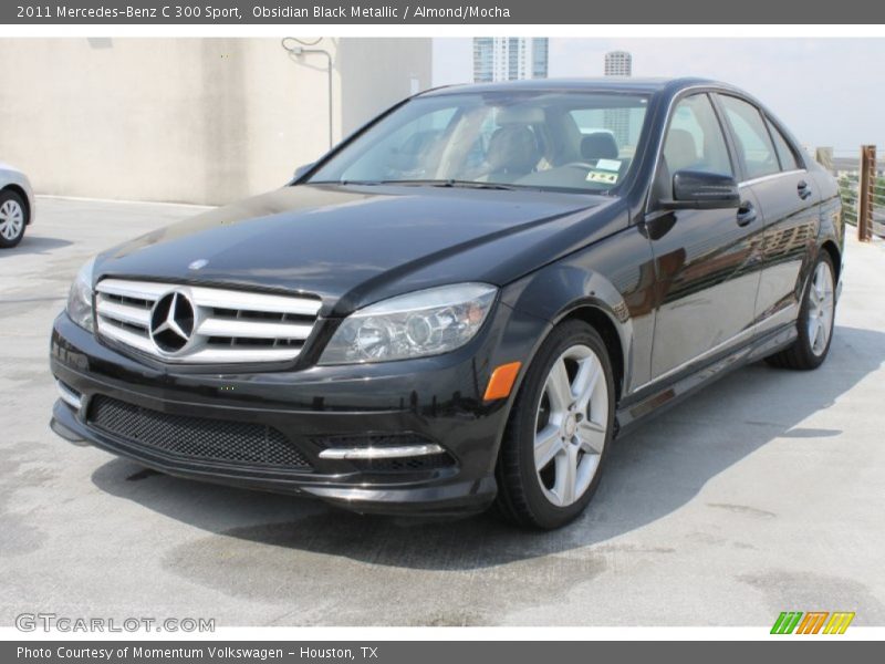 Obsidian Black Metallic / Almond/Mocha 2011 Mercedes-Benz C 300 Sport