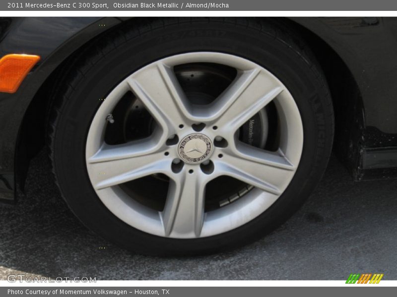 Obsidian Black Metallic / Almond/Mocha 2011 Mercedes-Benz C 300 Sport