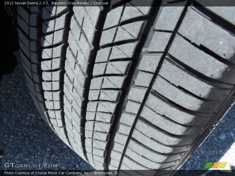 Magnetic Gray Metallic / Charcoal 2012 Nissan Sentra 2.0 S