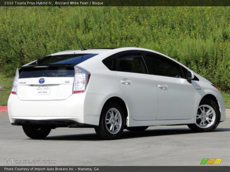 Blizzard White Pearl / Bisque 2010 Toyota Prius Hybrid IV
