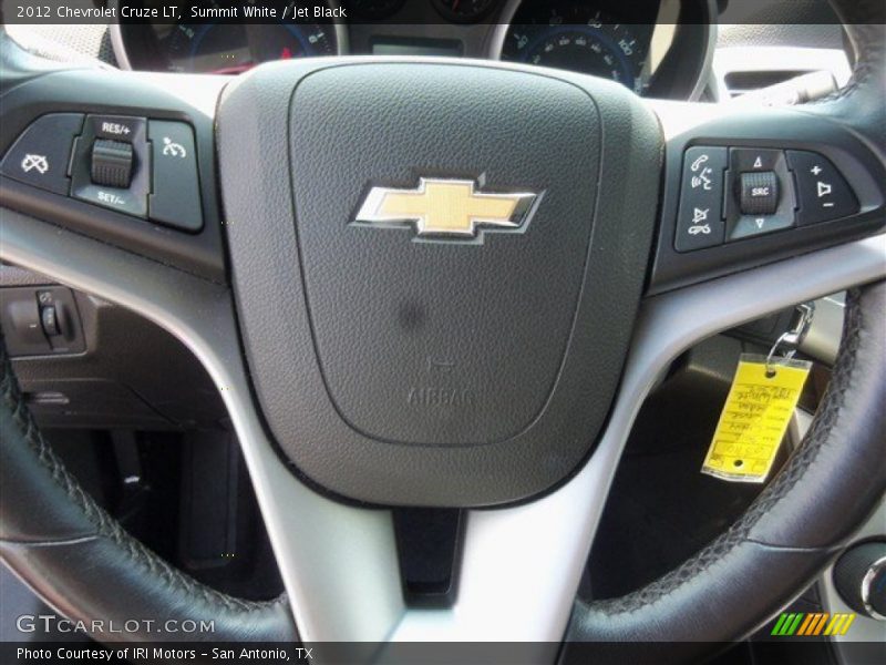 Summit White / Jet Black 2012 Chevrolet Cruze LT