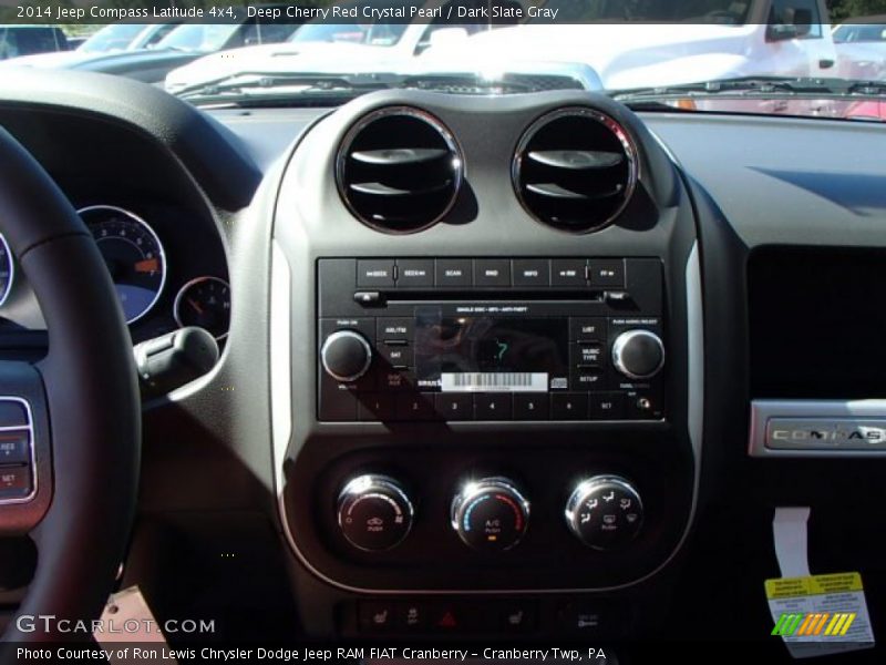 Deep Cherry Red Crystal Pearl / Dark Slate Gray 2014 Jeep Compass Latitude 4x4