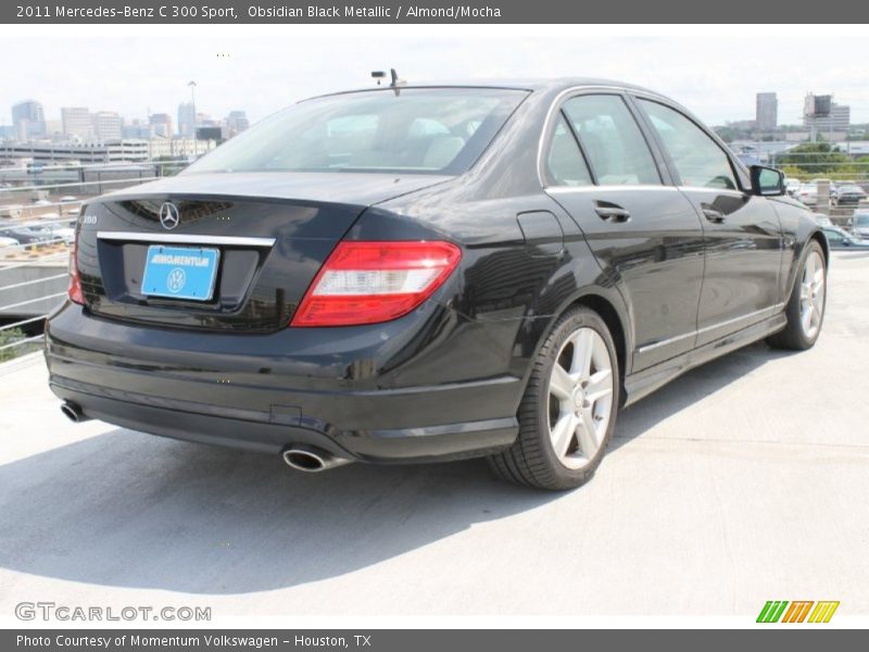 Obsidian Black Metallic / Almond/Mocha 2011 Mercedes-Benz C 300 Sport