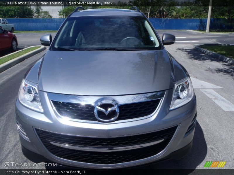 Liquid Silver Meatllic / Black 2012 Mazda CX-9 Grand Touring