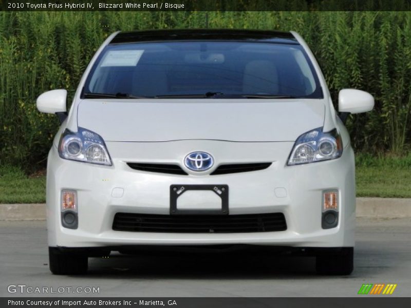 Blizzard White Pearl / Bisque 2010 Toyota Prius Hybrid IV