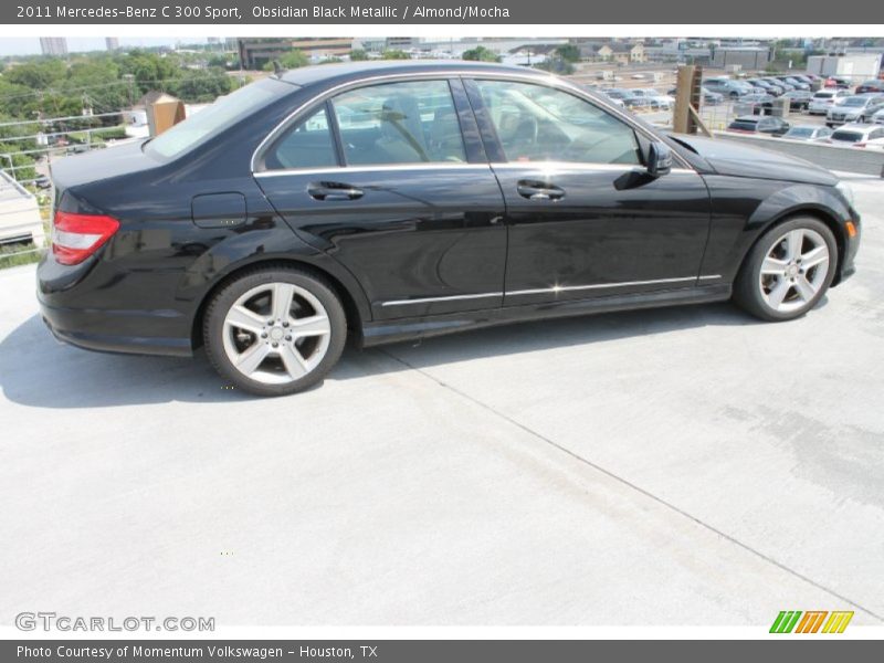 Obsidian Black Metallic / Almond/Mocha 2011 Mercedes-Benz C 300 Sport