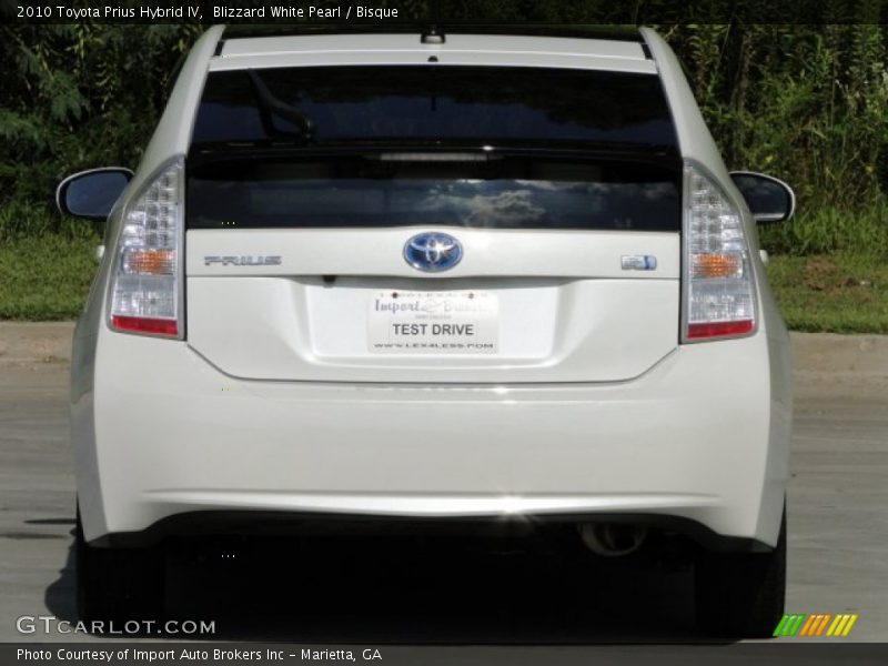 Blizzard White Pearl / Bisque 2010 Toyota Prius Hybrid IV