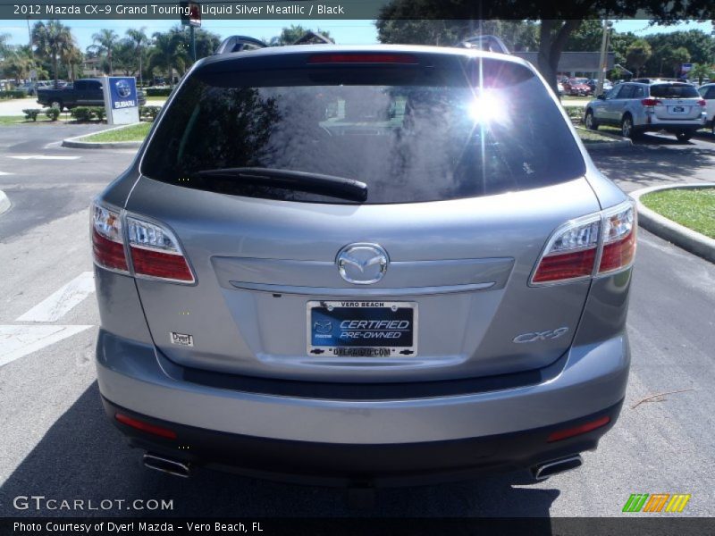 Liquid Silver Meatllic / Black 2012 Mazda CX-9 Grand Touring