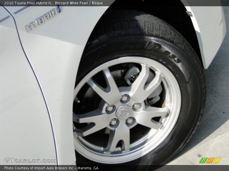 Blizzard White Pearl / Bisque 2010 Toyota Prius Hybrid IV
