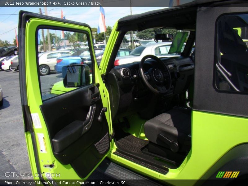 Gecko Green / Black 2012 Jeep Wrangler Sport 4x4