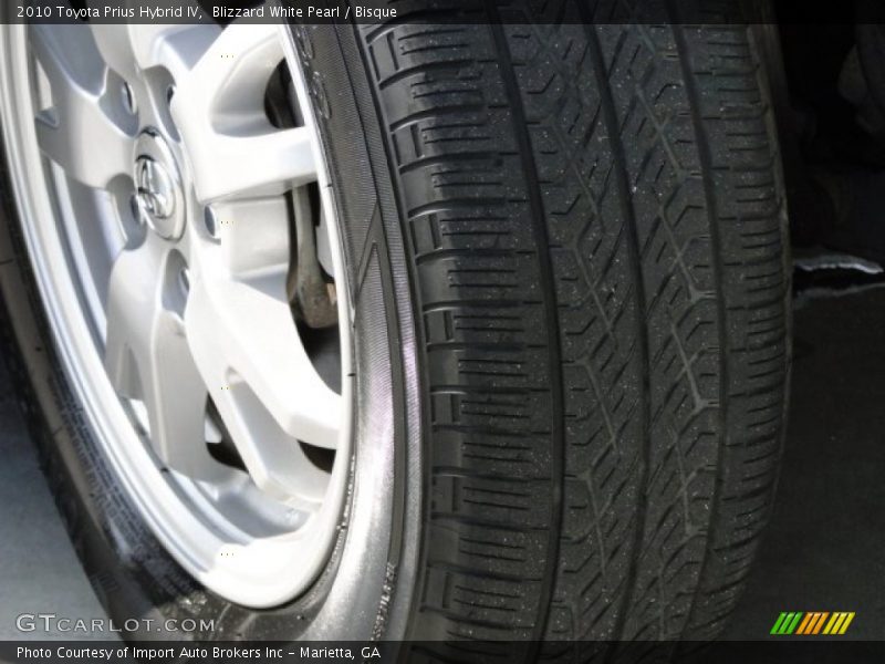 Blizzard White Pearl / Bisque 2010 Toyota Prius Hybrid IV
