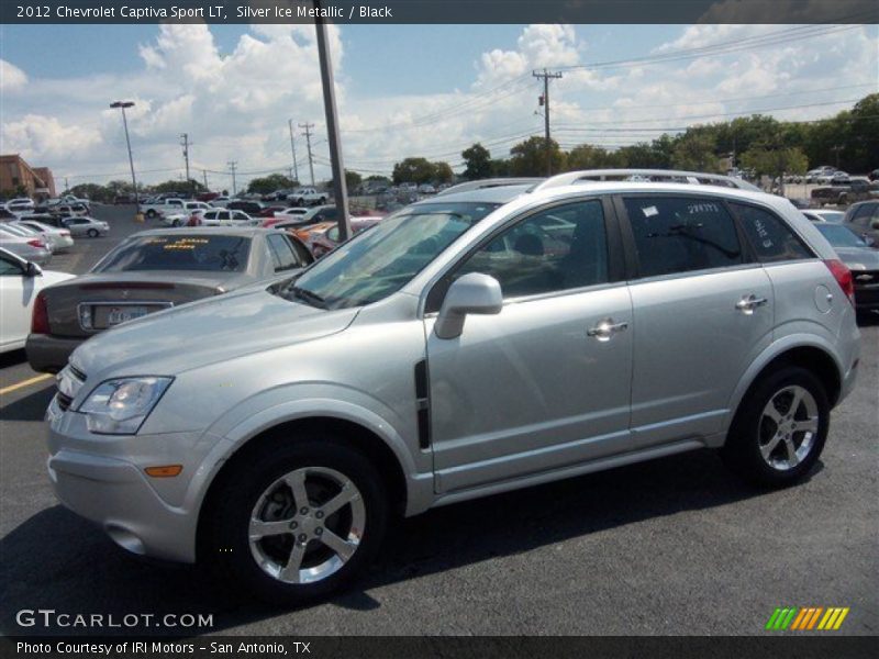 Silver Ice Metallic / Black 2012 Chevrolet Captiva Sport LT