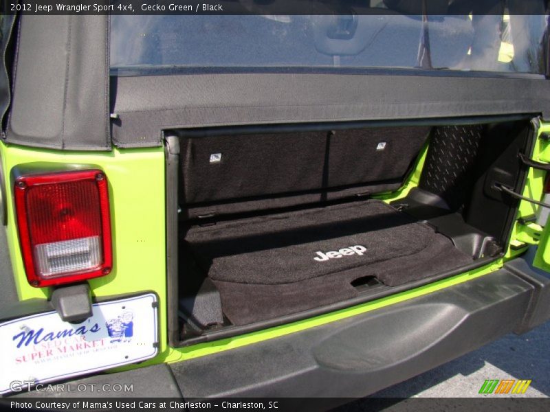 Gecko Green / Black 2012 Jeep Wrangler Sport 4x4