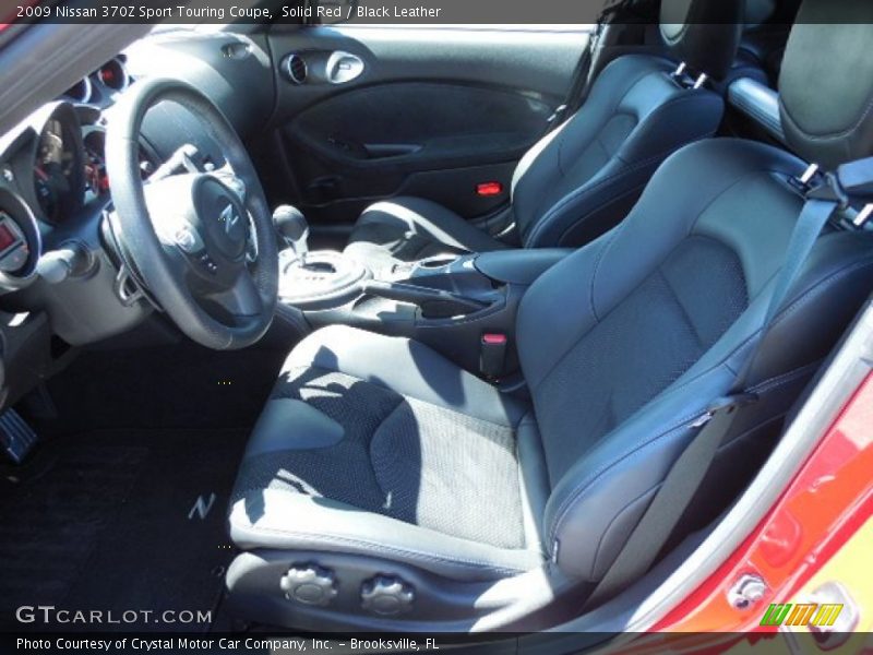 Solid Red / Black Leather 2009 Nissan 370Z Sport Touring Coupe