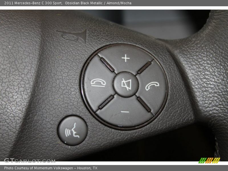 Obsidian Black Metallic / Almond/Mocha 2011 Mercedes-Benz C 300 Sport