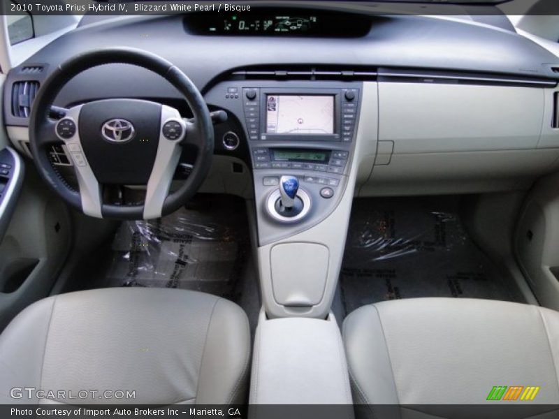 Blizzard White Pearl / Bisque 2010 Toyota Prius Hybrid IV