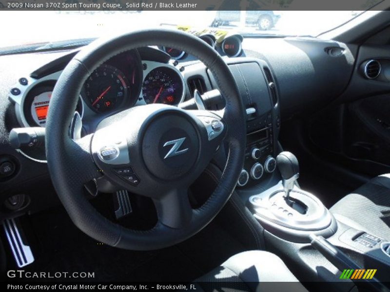 Solid Red / Black Leather 2009 Nissan 370Z Sport Touring Coupe
