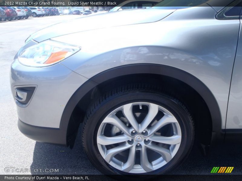 Liquid Silver Meatllic / Black 2012 Mazda CX-9 Grand Touring
