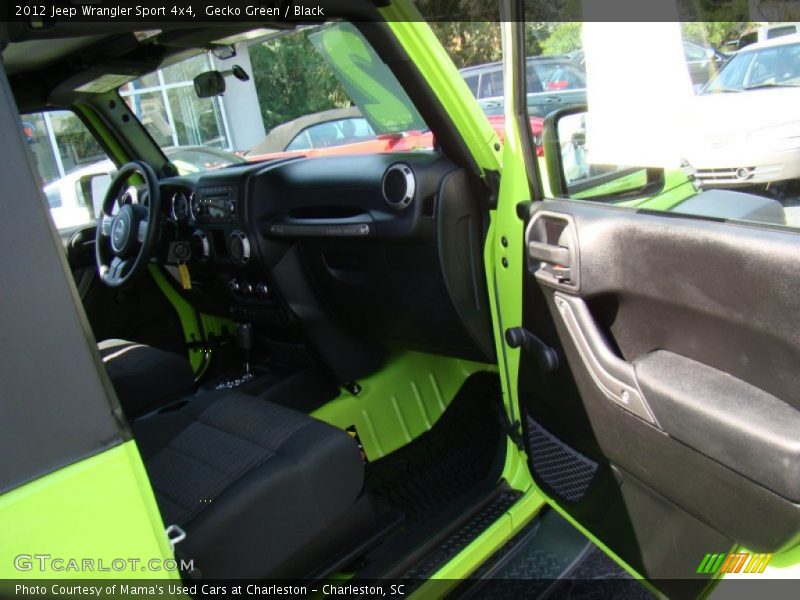 Gecko Green / Black 2012 Jeep Wrangler Sport 4x4