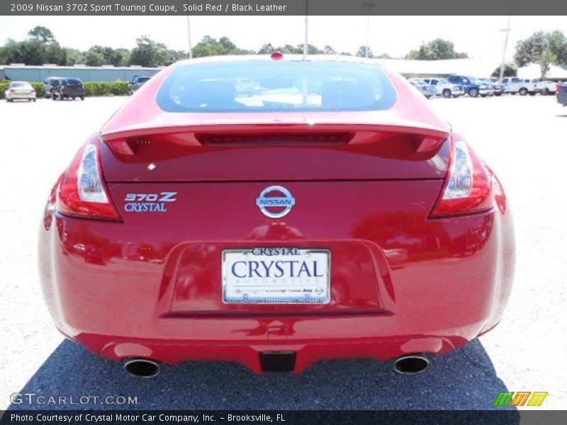 Solid Red / Black Leather 2009 Nissan 370Z Sport Touring Coupe