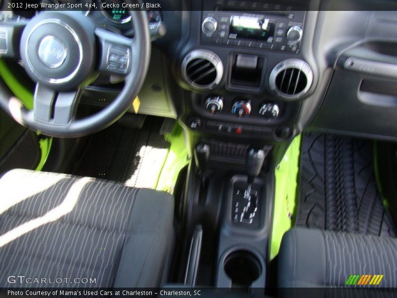 Gecko Green / Black 2012 Jeep Wrangler Sport 4x4