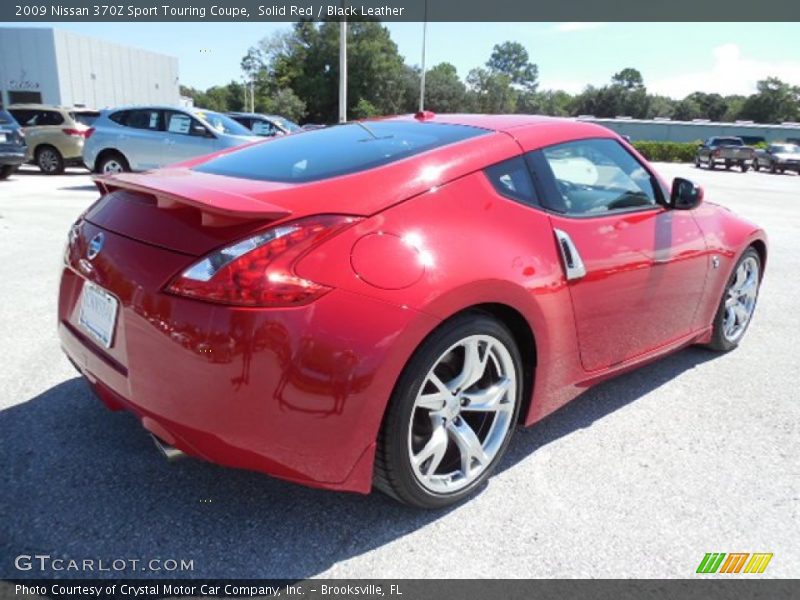 Solid Red / Black Leather 2009 Nissan 370Z Sport Touring Coupe
