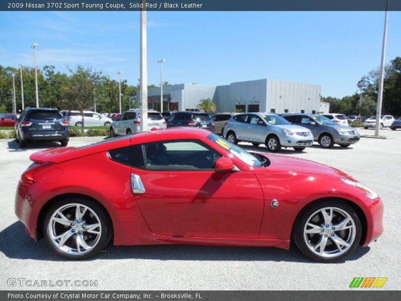 Solid Red / Black Leather 2009 Nissan 370Z Sport Touring Coupe