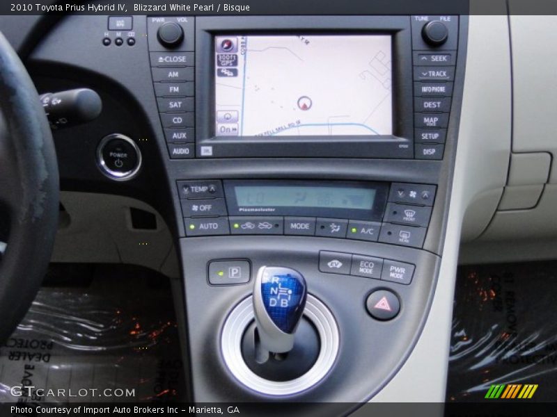 Blizzard White Pearl / Bisque 2010 Toyota Prius Hybrid IV