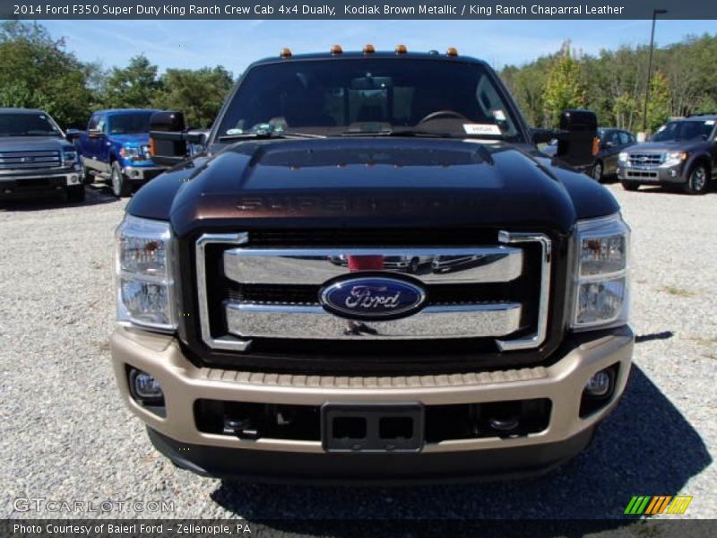 Kodiak Brown Metallic / King Ranch Chaparral Leather 2014 Ford F350 Super Duty King Ranch Crew Cab 4x4 Dually