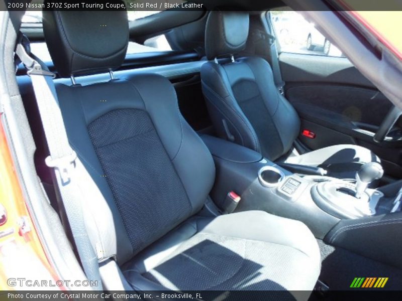 Solid Red / Black Leather 2009 Nissan 370Z Sport Touring Coupe