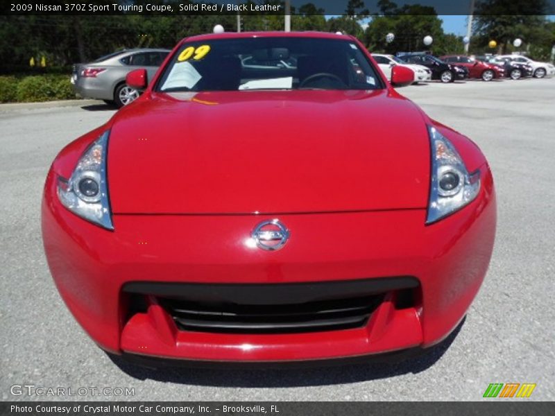 Solid Red / Black Leather 2009 Nissan 370Z Sport Touring Coupe