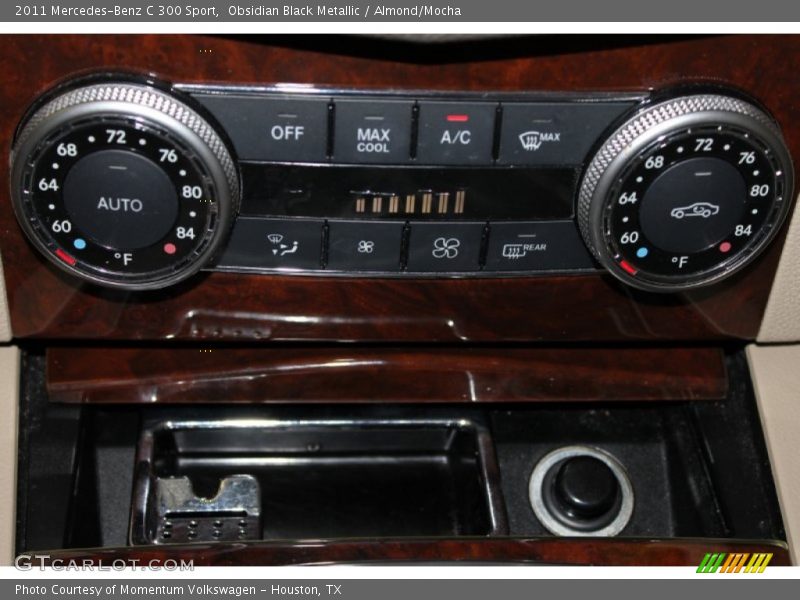 Obsidian Black Metallic / Almond/Mocha 2011 Mercedes-Benz C 300 Sport
