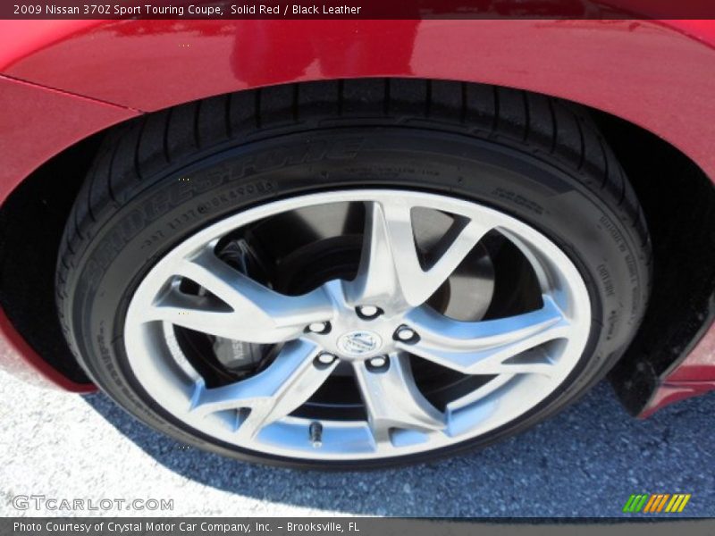 Solid Red / Black Leather 2009 Nissan 370Z Sport Touring Coupe