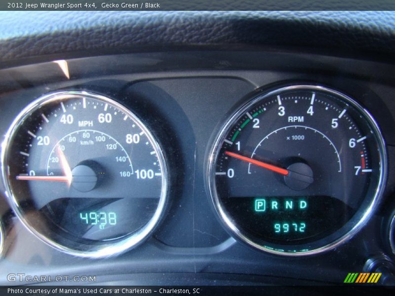Gecko Green / Black 2012 Jeep Wrangler Sport 4x4