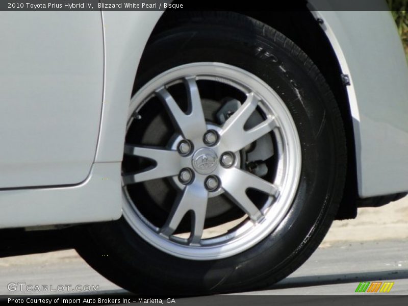 Blizzard White Pearl / Bisque 2010 Toyota Prius Hybrid IV