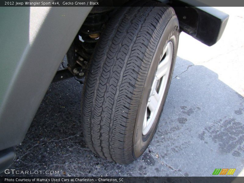 Gecko Green / Black 2012 Jeep Wrangler Sport 4x4