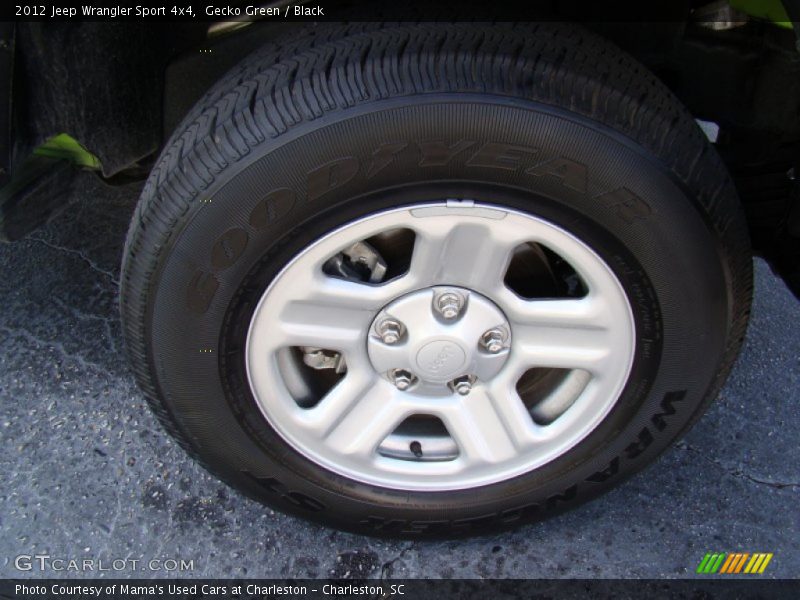 Gecko Green / Black 2012 Jeep Wrangler Sport 4x4