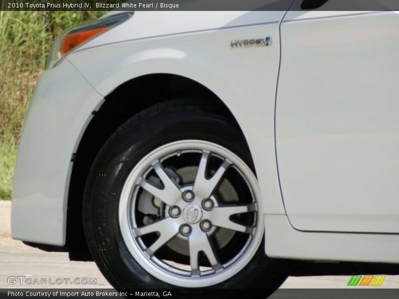 Blizzard White Pearl / Bisque 2010 Toyota Prius Hybrid IV