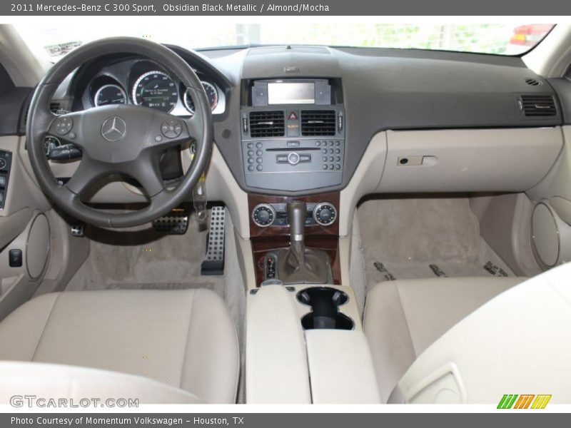 Obsidian Black Metallic / Almond/Mocha 2011 Mercedes-Benz C 300 Sport