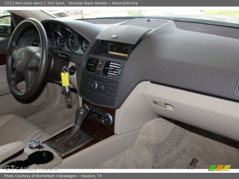 Obsidian Black Metallic / Almond/Mocha 2011 Mercedes-Benz C 300 Sport