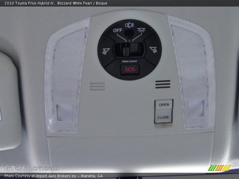 Blizzard White Pearl / Bisque 2010 Toyota Prius Hybrid IV