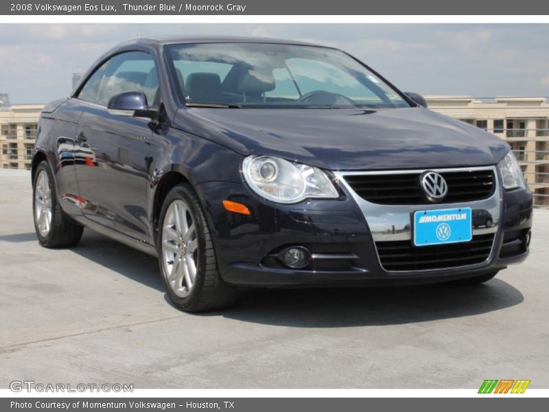Thunder Blue / Moonrock Gray 2008 Volkswagen Eos Lux
