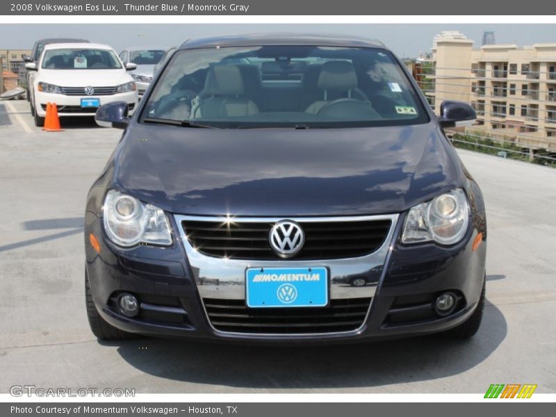 Thunder Blue / Moonrock Gray 2008 Volkswagen Eos Lux