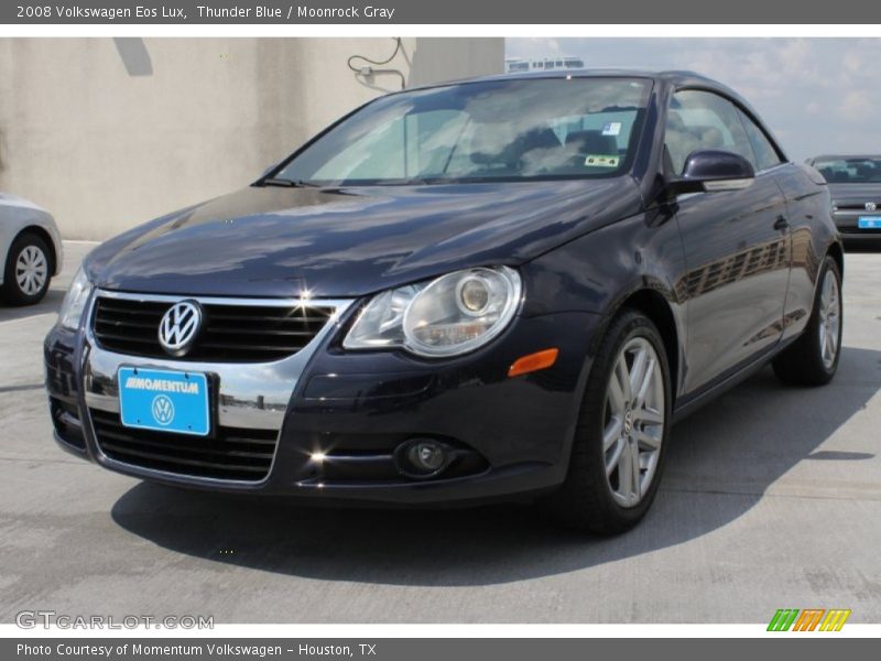Thunder Blue / Moonrock Gray 2008 Volkswagen Eos Lux